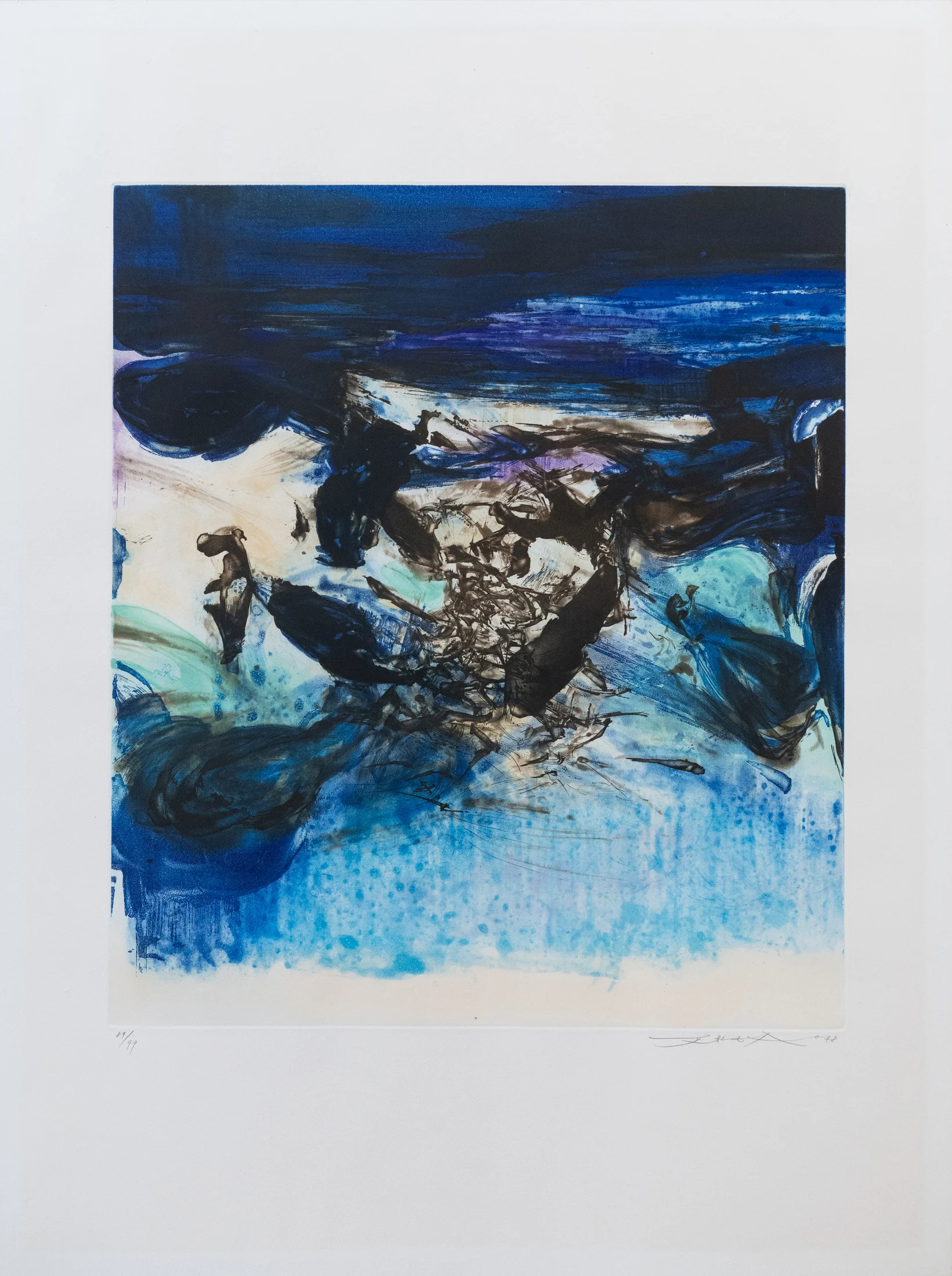 Sans titre, Ågerup n°299, ZAO Wou-Ki