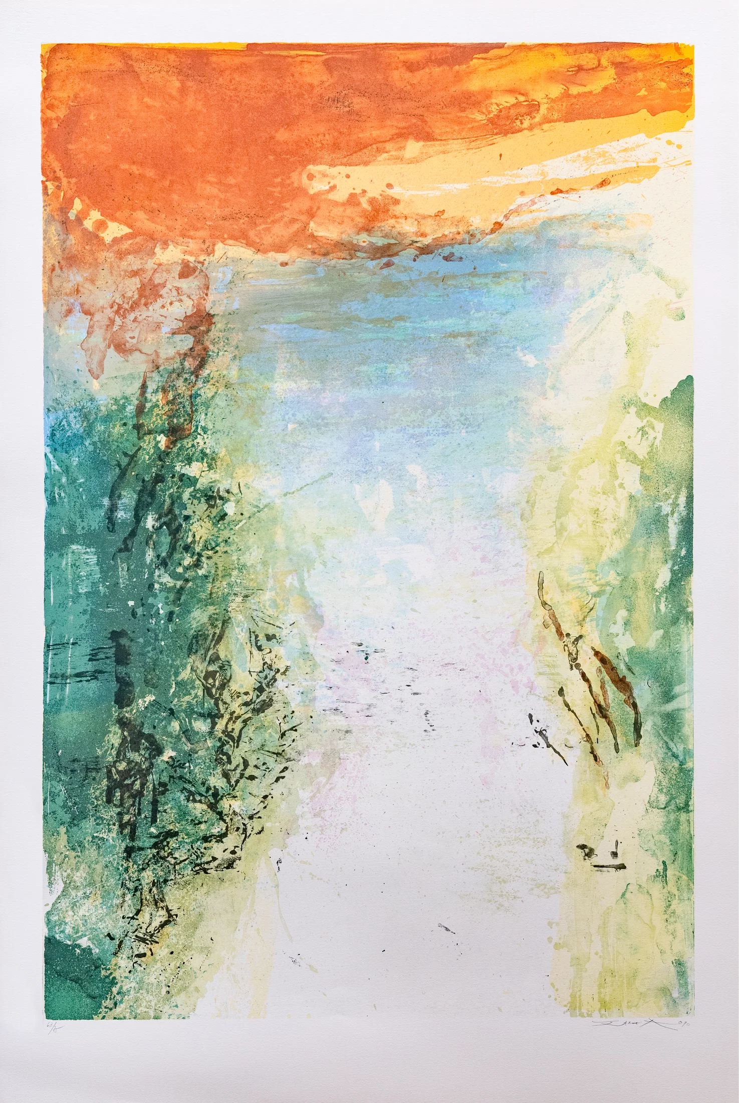Sans titre, Ågerup n°346, ZAO Wou-Ki