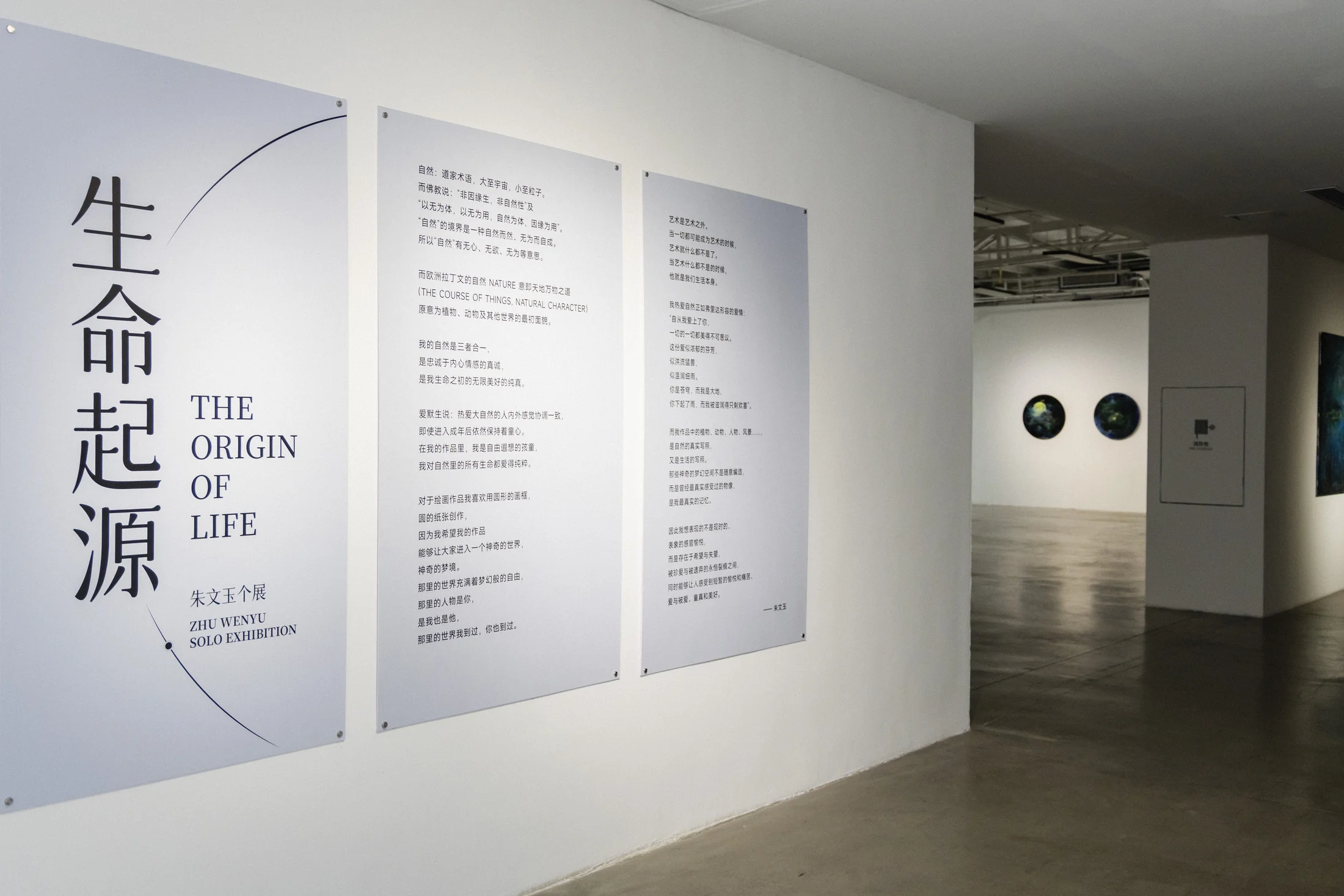 L’origine de la vie, vue d’exposition 1